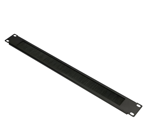 ExtraLink  Organizer kabli 19" 1U szczotkowy (czarna) - 1323221 - zdjęcie